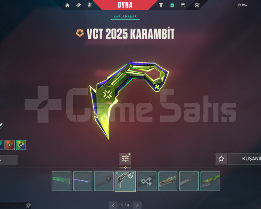TR | VCT 25 KARAMBİT/KURONAMİ/KELEBEK MAİL HESAP