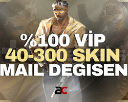 Mail Değişen 40-300 Skin Random Hesap