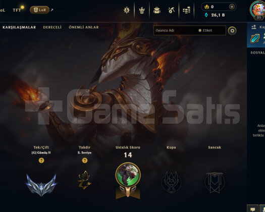 EUW SİLVER 2 / 26K MÖ