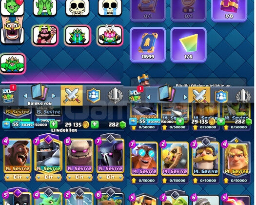 DOP DOLU 11.000 KUPA CLASH ROYALE HESABI FIRSATT