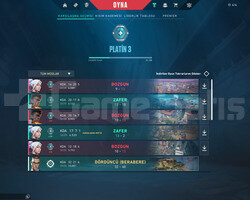 1.27 KDA YÜKSEK MMR PLAT3 FRESH HESAP