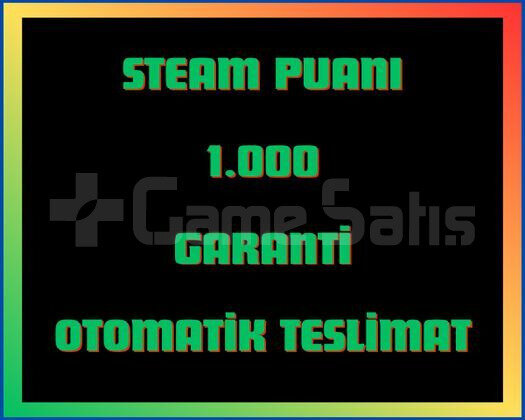 1.000 Steam puanı