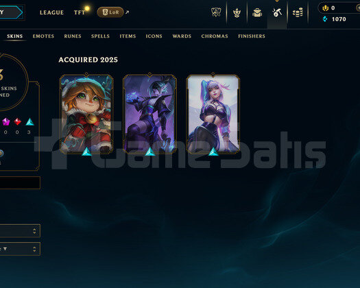 EUW Unranked | 3 Kostüm - 21 Hero | LoL Hesap
