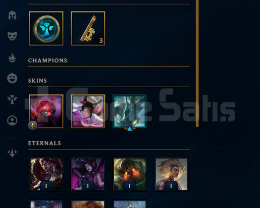 EUW Unranked | 3 Kostüm - 21 Hero | LoL Hesap