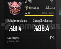 10 SEVİYE İSİM DEĞİŞME AÇIK KLAN HIZLI TESLİMANT