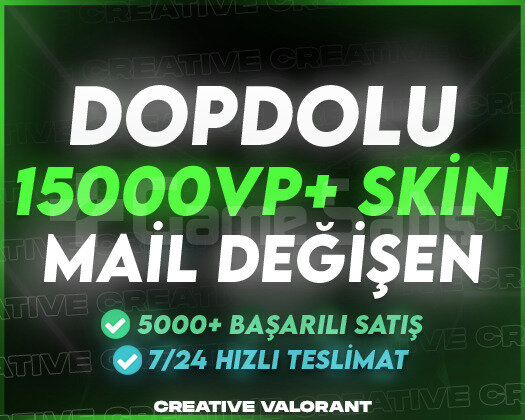 DOPDOLU+ | 15000VP+ SKİN GARANTİLİ MAİL DEĞİŞEN