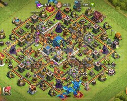 Clash of Clans 107 Seviye Tertemiz hesap