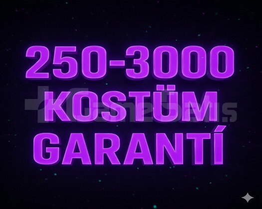 | BOŞ HESAP YOK | DOPDOLU 250-3000 KOSTÜM GARANTİ