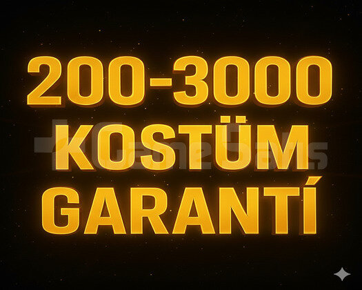 | BOŞ HESAP YOK | DOPDOLU 200-3000 KOSTÜM GARANTİ
