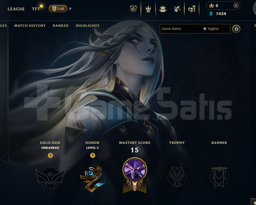 EUW Unranked | 3 Kostüm - 26 Hero | LoL Hesap