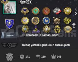 15 MADALYALI 54 LVL STEAM 118 OYUN TR HESABI