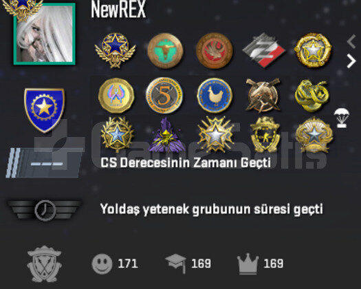 15 MADALYALI 54 LVL STEAM 118 OYUN TR HESABI