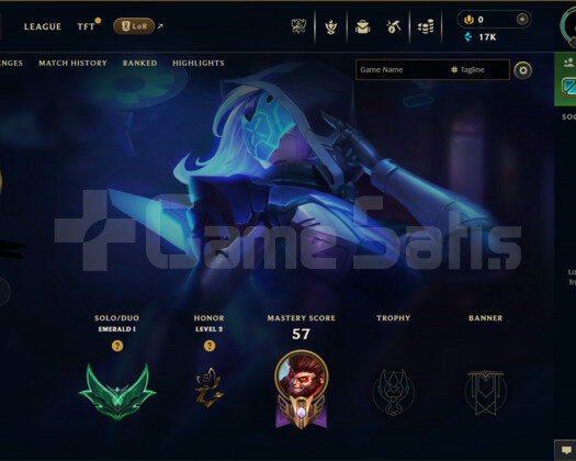 EUW EMERALD 1 75 LP DIAMOND ERIME HESAP UCUZ HESAP