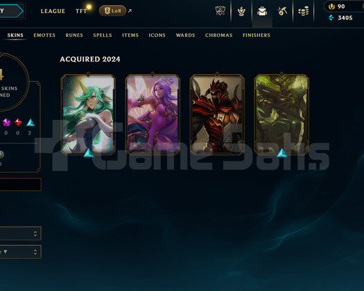 EUW Esnek Gold 1 | 4 Kostüm - 34 Hero | LoL Hesap
