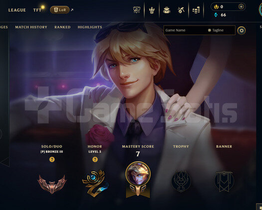 EUW Bronz 3 | 1 Kostüm - 26 Hero | LoL Hesap