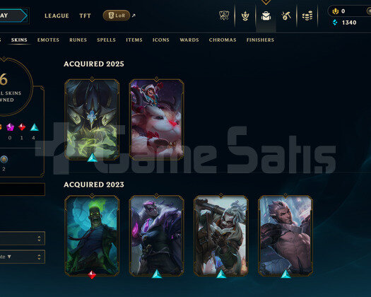 EUW Unranked | 6 Kostüm - 29 Hero | LoL Hesap