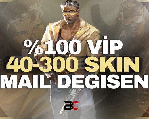 Mail Değişen 40-300 Skin Random Hesap