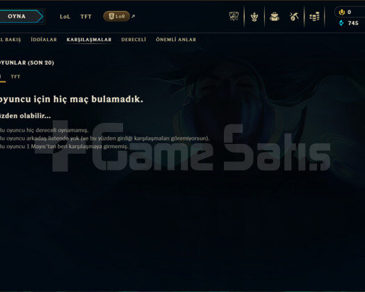2020 KURULUM / KALİTELİ KOSTÜMLER / UNRANKED