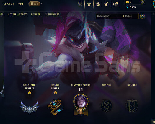 TR Silver 3 | 1 Kostüm - 23 Hero | LoL Hesap