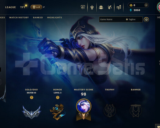 TR Silver 3 | 34 Hero | LoL Hesap