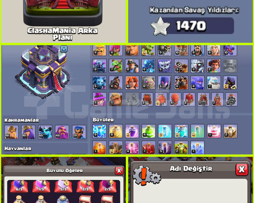 SÜPER EKİPMAN!! İSİM DEĞİŞME!! ARKAPLAN!! TH15 MAX