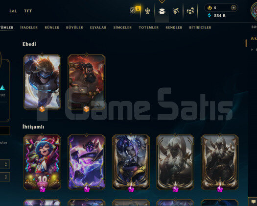 472 KOSTÜM 428 LEVEL 234K+ ÖZ EFSANE MAİL HESAP