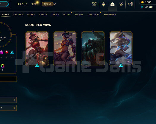 EUW Silver 4 | 1885 Rp - 4 Kostüm | Handmade Hesap