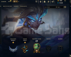 EUW Silver 4 | 1885 Rp - 4 Kostüm | Handmade Hesap