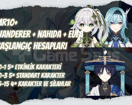 EU | MR10+ Eula + Nahida + Wanderer