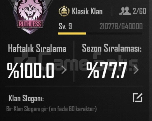 9 SV İSİM AKTİF KLAN SERİ TESLİMAT NOKTASI