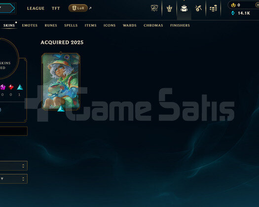 EUW Unranked | 1 Kostüm - 14K Mö | Dereceli Hazır