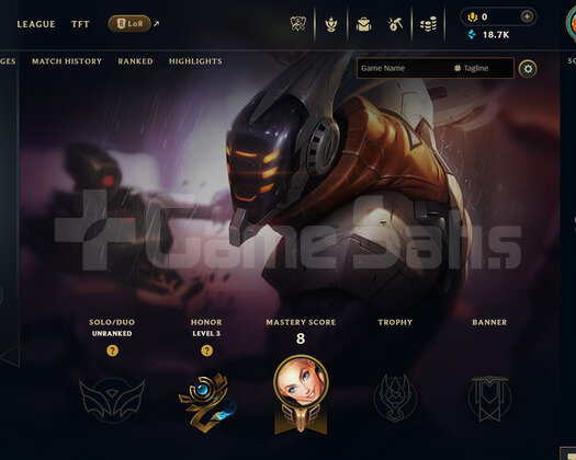 EUW Unranked | 1 Kostüm - 18K Mö | Dereceli Hazır