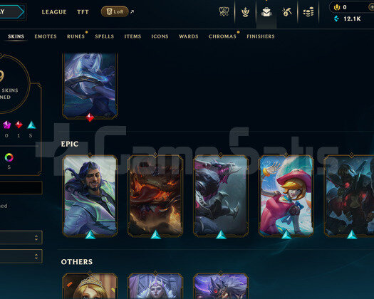 EUW Unranked | 9 Kostüm - 12K Mö | Dereceli Hazır