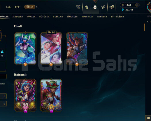 TR | 140 SKİN | ALTIN 3 | 1400 RP