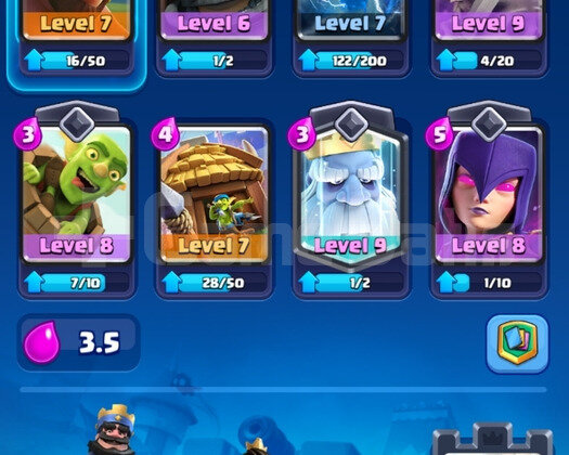 Clash royale +2k Kupalı 470 taşlı güzel hesap