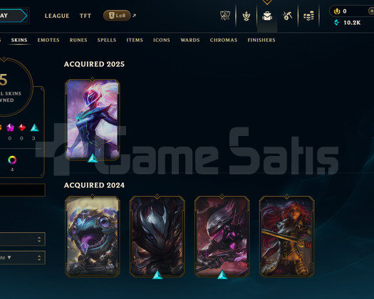 EUW Unranked | 5 Kostüm - 10K Mö | Dereceli Hazır