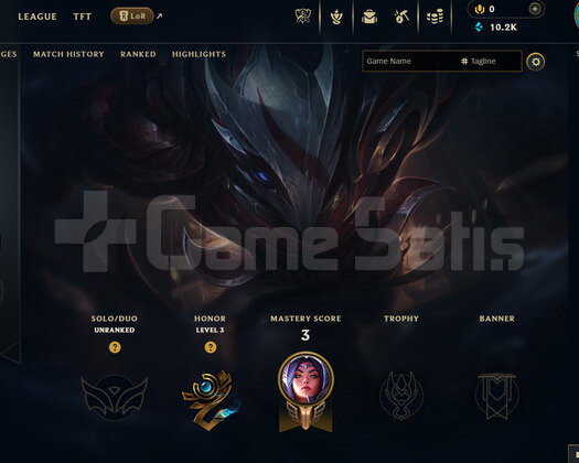 EUW Unranked | 5 Kostüm - 10K Mö | Dereceli Hazır