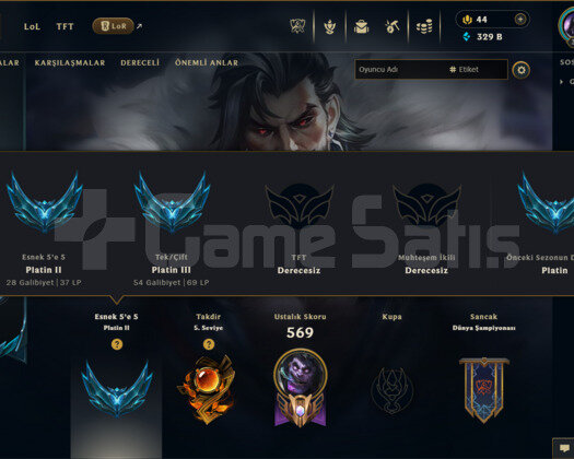 EUW | 153 SKİN | PLATİN 2