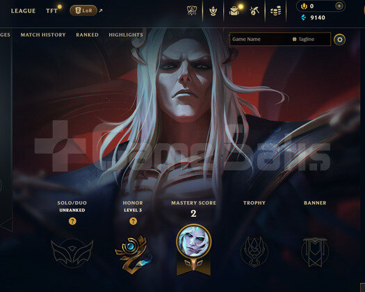 EUW Unranked | 1 Kostüm - 32 Hero | LoL Hesap