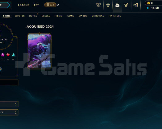 EUW Unranked | 1 Kostüm - 10K Mö | LoL Hesap