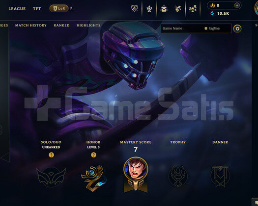 EUW Unranked | 1 Kostüm - 10K Mö | LoL Hesap