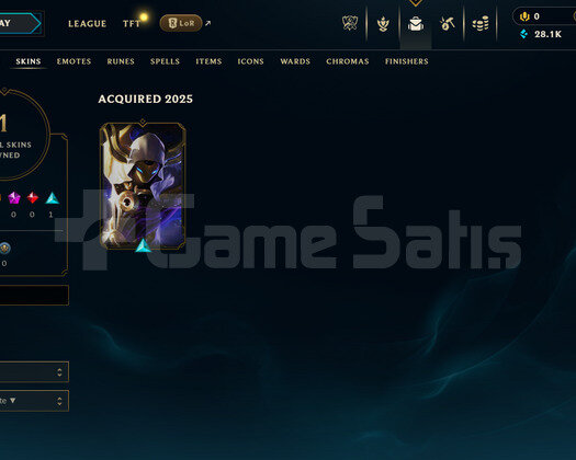TR Silver 1 | 1 Kostüm - 28K Mö | LoL Hesap