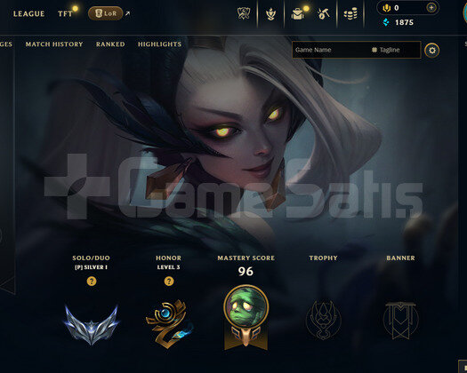 TR Silver 1 | 1 Kostüm - 35 Hero | LoL Hesap