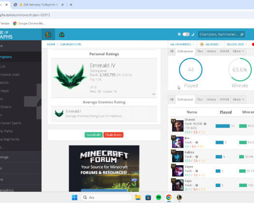 65 wr zümrüt yüksek mmr +38 -10 dia master mmr