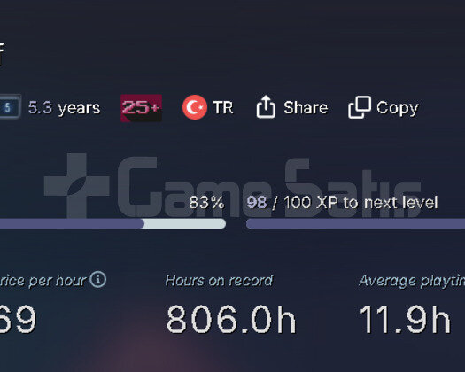 DEĞERİNİN ALTINDA STEAM HESABI
