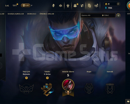 TR Unranked | 4 Kostüm - 25 Hero | LoL
