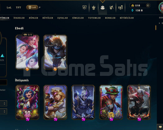 TR | 245 SKİN | PLATİN 3