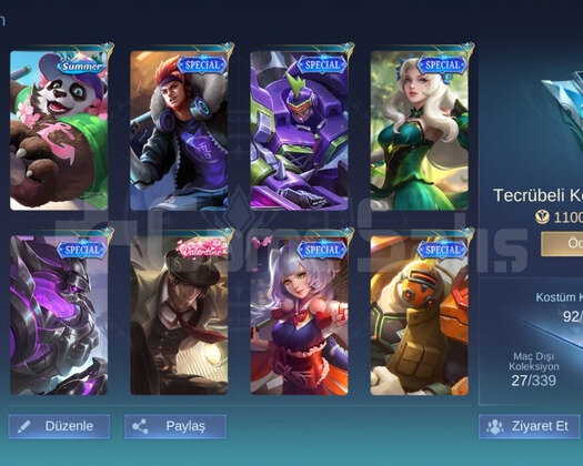 Mobile legends LAPU MAİNLİ HESAP