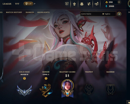 TR Silver 3 | 10 Kostüm - 390 Rp | LoL Hesap