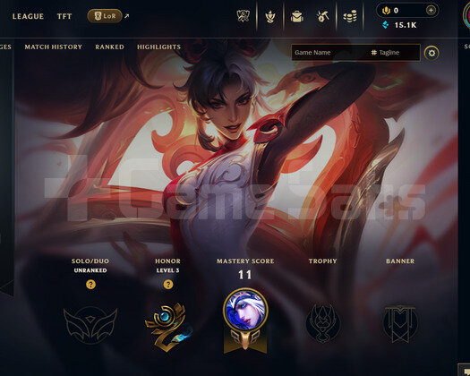 EUW Unranked | 2 Kostüm - 15K Mö | Dereceli Hazır
